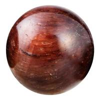 bead from bull's eye natural mineral gemstone photo