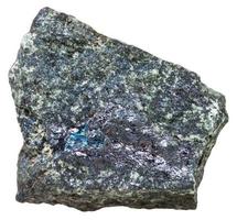bornita pavo real mineral rock aislado foto