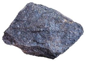 Chromite rock chromium ore isolated photo