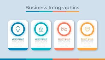 Timeline Infographics Business Data Visualization Process Chart. Abstract Diagram Graph with Steps, Options vector