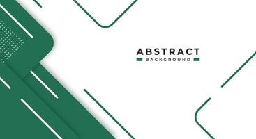 Abstract Green Background Geometric Shape Paper Layers with Copy Space for Decorative web layout, Poster, Banner, Corporate Brochure and Seminar Template Design vector