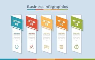 Timeline Infographics Business Data Visualization Process Chart. Abstract Diagram Graph with Steps, Options vector