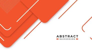 resumen naranja antecedentes geométrico forma papel capas con Copiar espacio para decorativo web disposición, póster, bandera, corporativo folleto y seminario modelo diseño vector