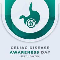 Happy National Celiac Disease Awareness Day Celebration Vector Design Illustration for Background, Poster, Banner, Advertising, Greeting Card