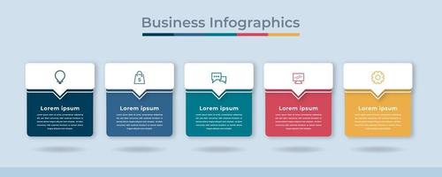 Timeline Infographics Business Data Visualization Process Chart. Abstract Diagram Graph with Steps, Options vector