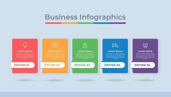 Timeline Infographics Business Data Visualization Process Chart. Abstract Diagram Graph with Steps, Options vector