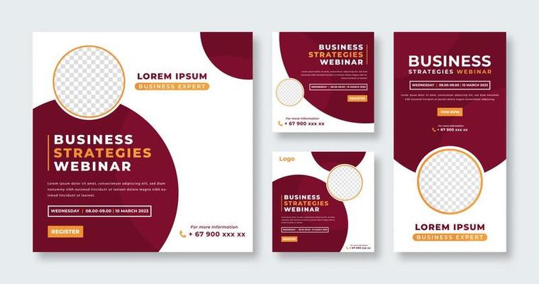 Webinar Poster Vector Art, Icons, and Graphics for Free Download