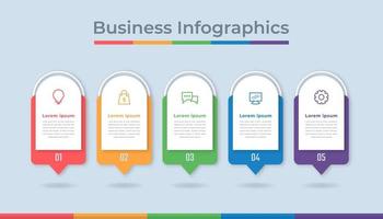 Timeline Infographics Business Data Visualization Process Chart. Abstract Diagram Graph with Steps, Options vector