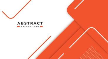 Abstract Orange Background Geometric Shape Paper Layers with Copy Space for Decorative web layout, Poster, Banner, Corporate Brochure and Seminar Template Design vector