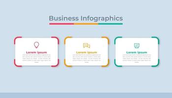 gráfico de proceso de visualización de datos comerciales de infografía de línea de tiempo. gráfico de diagrama abstracto con pasos, opciones vector