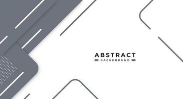 Abstract Grey Background Geometric Shape Paper Layers with Copy Space for Decorative web layout, Poster, Banner, Corporate Brochure and Seminar Template Design vector