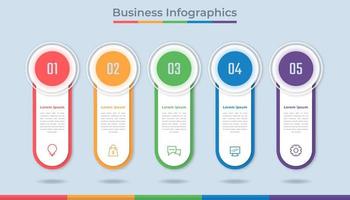 Timeline Infographics Business Data Visualization Process Chart. Abstract Diagram Graph with Steps, Options vector