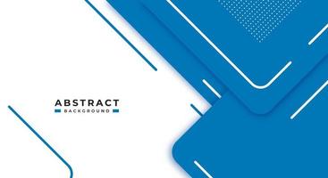 Abstract Blue Background Geometric Shape Paper Layers with Copy Space for Decorative web layout, Poster, Banner, Corporate Brochure and Seminar Template Design vector