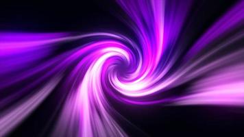 Abstract purple orange swirl twisted abstract tunnel from lines background. Video 4k, 60 fps