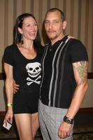 Stacy Haiduk  husband Bradford Tatum  at  The Young  the Restless Fan Club Dinner  at the Sheraton Universal Hotel in  Los Angeles CA on August 28 20092009 photo