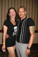 stacy haiduk marido Bradford tatuaje a el joven el inquieto ventilador club cena a el sheraton universal hotel en los angeles California en agosto 28 20092009 foto