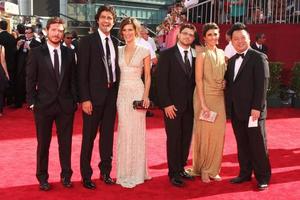 Kevin Connolly Adrian Grenier Perry Reeves  Jerry Ferrara JamieLynn Sigler Rex LeeArriving at the 2009 Primetime Emmy AwardsNokia Theater at LA LiveLos Angeles CASeptember 20 20092009 photo