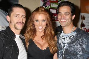 Clifton Collins Jr Anjelica Bridges  Johnathon Schaech at the Hollywood Collectors Show in Burbank  CA   on July 18 2009 2008 photo