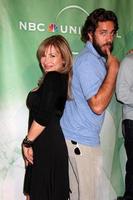 Lisa Ann Walter  Zach Levi  arriving at the NBC TCA Party at The Langham Huntington Hotel  Spa in Pasadena CA  on August 5 2009 2009 photo