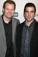 Jack Coleman  Zachery Quinto arriving at the NBC TCA Party at the Beverly Hilton Hotel  in Beverly Hills CA onJuly 20 20082008 photo