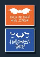 halloween party illustrations vector