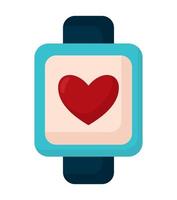 healthy smartwatch design vector