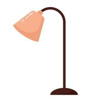 desk lamp design vector