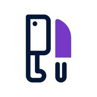 icono de cuchillo para su sitio web, móvil, presentación y diseño de logotipo. vector