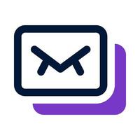 email icon for your website, mobile, presentation, and logo design. vector