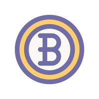 bitcoin icon for your website design, logo, app, UI. vector