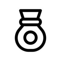 money bag icon for your website design, logo, app, UI. vector