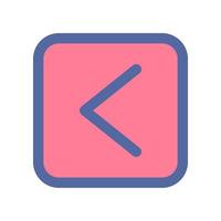 previous icon for your website design, logo, app, UI. vector