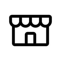 Tienda icono para tu sitio web diseño, logo, aplicación, ui vector