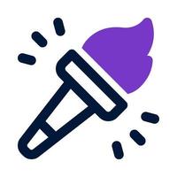 torch icon for your website, mobile, presentation, and logo design. vector