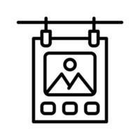 poster icon for your website, mobile, presentation, and logo design. vector