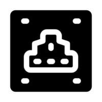 ethernet port icon for your website, mobile, presentation, and logo design. vector