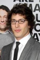 Andy Samberg llegando a el yo amor usted hombre estreno a el mann pueblo teatro en madera del oeste California en marzo 17 2009 2009 foto