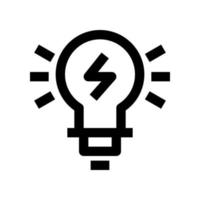 bulb icon for your website, mobile, presentation, and logo design. vector