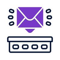 inbox icon for your website, mobile, presentation, and logo design. vector