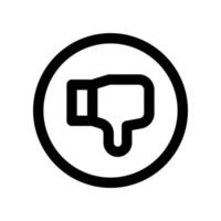 dislike icon for your website design, logo, app, UI. vector