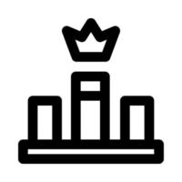 podium icon for your website, mobile, presentation, and logo design. vector