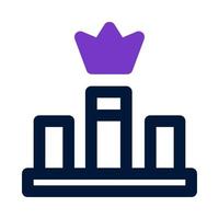 podium icon for your website, mobile, presentation, and logo design. vector