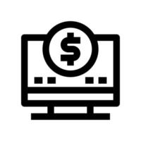 salario icono para tu sitio web, móvil, presentación, y logo diseño. vector