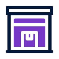 warehouse icon for your website, mobile, presentation, and logo design. vector