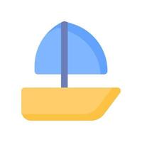 sailboat icon for your website design, logo, app, UI. vector