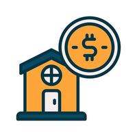 home loan icon for your website, mobile, presentation, and logo design. vector