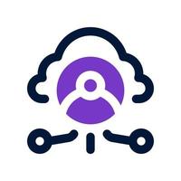 cloud computing icon for your website, mobile, presentation, and logo design. vector