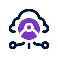 cloud computing icon for your website, mobile, presentation, and logo design. vector