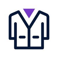 lab coat icon for your website, mobile, presentation, and logo design. vector