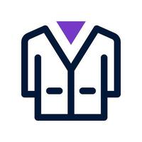 lab coat icon for your website, mobile, presentation, and logo design. vector